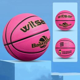 Enfants Taille 5 Basketball Rubber en caoutchouc Usure résistante à la formation des écoles non glissées Boule d'équipe de sport