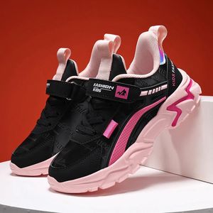 Kinderen Sneakers Casual schoenen voor meisjes roze comfortabel lederen hardloop sport kinderen meisje plat ademen 240426