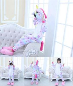 Enfants point enfants pyjamas garçon fille Anime ensemble Panda Pijama Onesie enfants bébé Costume hiver Animal vêtements de nuit Cosplay2220222