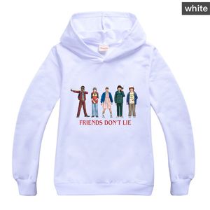 Niños Stranger Things dibujos animados niño sudaderas programa de televisión bebé niña niños ropa de invierno camisas de manga larga estampado niños sudaderas con capucha F1202