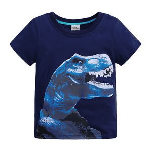 Kinderen Zomerkleding Baby Boy T-shirt Katoen Dinosaurus T-shirt met korte mouwen Kid Boy Casual Sport T-shirt 1-6Y Shirts