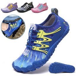 Enfants natation chaussures d'eau séchage rapide plage Aqua chaussure garçon fille pieds nus sport Wading baskets enfants plongée pêche Surf sandale 240226