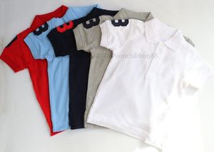 Kinderen T-shirts Zomer Meisjes Tops Jongens Borduurwerk Kinderkleding Tees Designer Bovenkleding Baby Korte Mouwen Tshirt