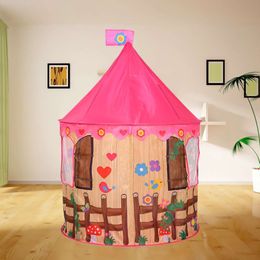 Enfants Tent jeu jouer en salle intérieure Hold Princess Girl Birthday Toy Dream Castle Castle Gift