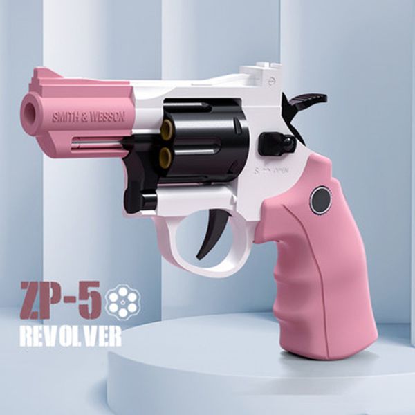Enfants Jouets Guns Revolver ZP5 Pistolet Jauncher Launcher Blaster Soft Soft Bullet Airsoft Pneumatique Pistola pour garçons Adultes Anniversaire Cadeau d'anniversaire
