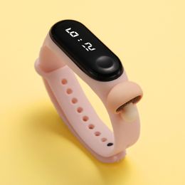 Montre pour enfants garçon fille Smart Touch LED dessin animé numérique fruits animaux montre pour enfants Bracelet étanche montre-Bracelet cadeau d'anniversaire pour enfant