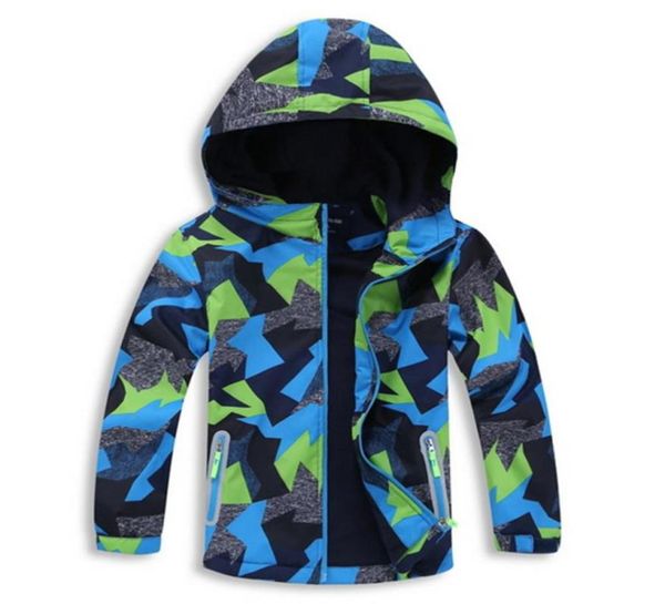 Cortavientos para niños, chaqueta con forro polar para primavera y otoño, Parka para niños, chaquetas de lluvia para niños, impermeable cálido a prueba de viento 4041243