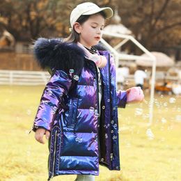 Enfants hiver doudoune 2021 nouveaux enfants épaissir manteau pour garçon-30 mode fille Snowsuit coupe-vent filles vêtements 4-12Y H0917