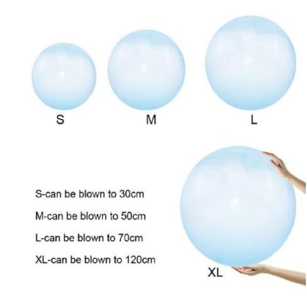 Enfants Wubble Bubble Ball Outdoor Air Eau rempli Bubble Boule Balon Ballon Toy Fun Party Game Summer Gift For Kids inflatabl4555256