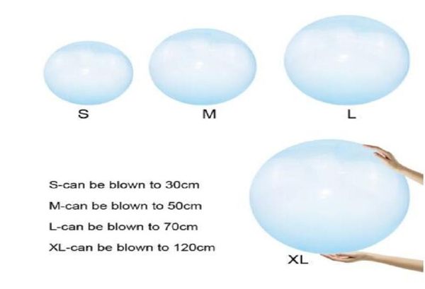 Bola de burbujas de Wubble Bola de burbujas de niños al aire libre Bola de burbujas de burbuja Blow Up Juque Fun Fiesta Juego de verano Regalo de verano para niños Inflatabl6702572