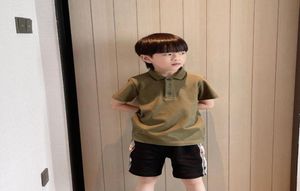 Enfants039S Polo-Shirts Solie Fashion Design Kids LEISURES LOISSURES COUPES CHEURS TEES POUR LES GARDES D'ÉCOLLE 212 ans Wear Toddler Summe7102006