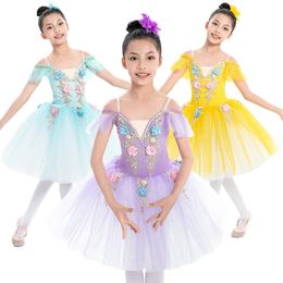 Compétences de ballet pour enfants Skills de danse Saisissures de ballet Childrens Dance Group Group Performance Costumes 240527