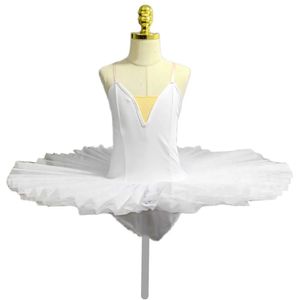 Costumes de jupe tutu de ballet pour enfants Swan Lake Dance Stracts Girls Ballet Costumes 240411