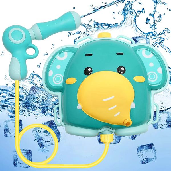 Childrens Beach Saclepack Water Gun Game Summer Water Game Toys Outdoor Boys and Girls Cute Cartoon Animaux Interactive Piscine 240509