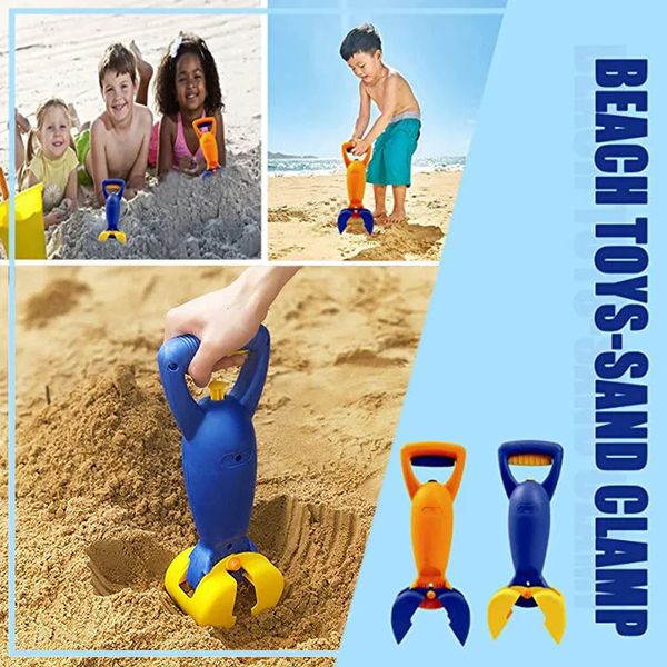 Childrens Beach Toy Set Hand Sand Excavator Hand Sand Snapper pour et sandpit tovel bien-aimé pour enfants Puzzle d'anniversaire Gift240327