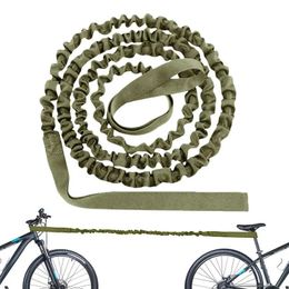 Correo de tracción para bicicletas para niños Cinturón de tracción elástica de la bicicleta elástica Cinturón de tracción del elástica de la bicicleta Adulto y niño 240425