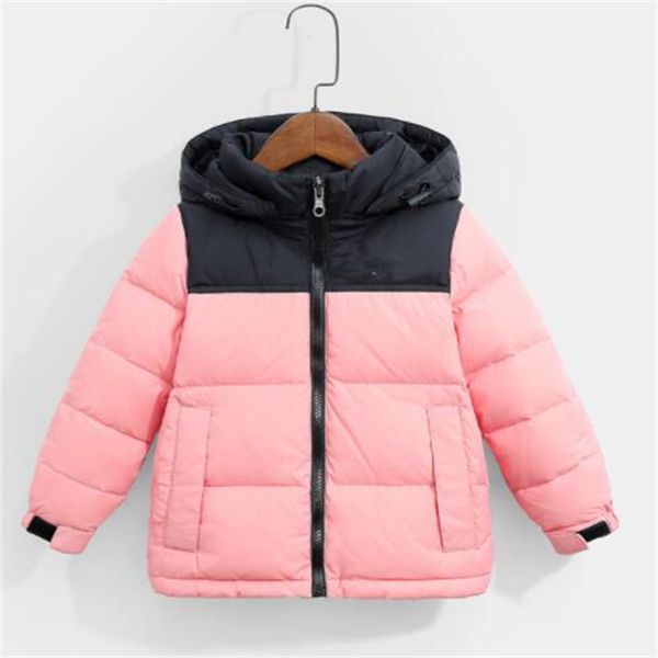 Manteau en duvet pour enfants, veste de styliste, vêtements pour bébés, vêtements d'hiver à capuche, pour garçons et filles, épais, garde au chaud, Parka coupe-vent