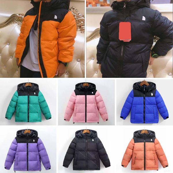 Childrens Down Jacket Baby Boys Automn hiver Keep Warm Vestes For Boys Kids Fur Col Coubelle Couches d'extérieur chaudes Boys Vêtements de vêtements 100-170