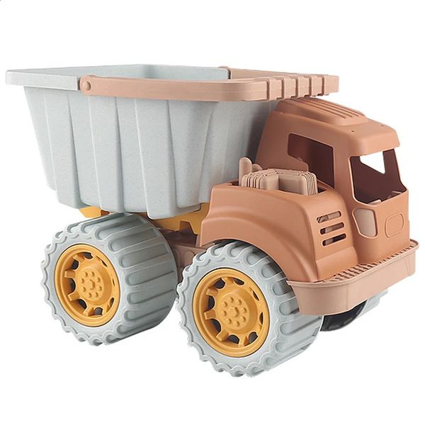 Camion à benne basculante pour enfants toys de plage camion de sable jouet tarpper topt jouet portable creic sable voiture plastique sable bac toys toys 240418