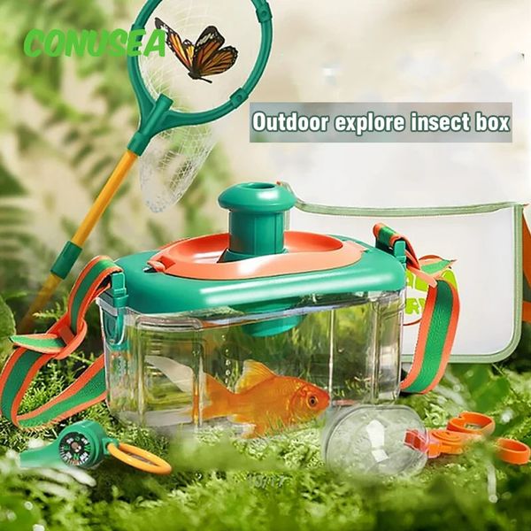 Childrens Educational Outdoor Adventure Exploration Toys Butterfly Insect Observation Sending Biology Learning Puzzle Toy 240514