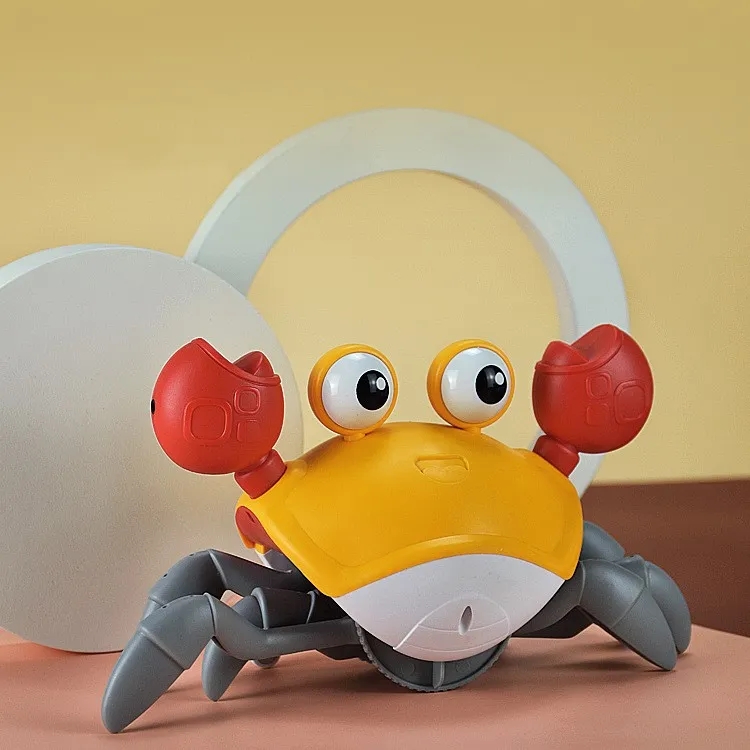 Dziecięce zabawki elektryczne mogą uciec od kraba dźwięku muzyka świecąca automatyczna indukcja wspinaczka krabowa mądrość zabawki dla dzieci