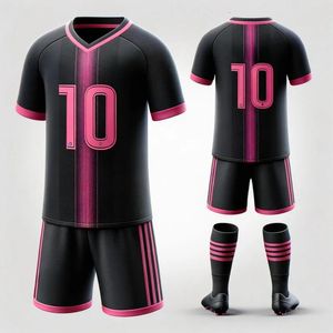 Childrens Footboll Jersey Tieners Uniform Sets Groepen Broek Kind Pak Kleding Voor Meisjes Jongen Kinderen T-shirts 240318