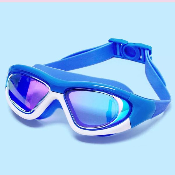 Childrens Goggles Boys étanche et antifog HD Lunettes de natation des filles Set Set Kids Swim Shurt UV 240416