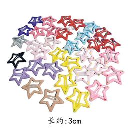 Hoils pour enfants bijoux étoiles Clip Clip Girl mignon Clip de bébé Heathes petites filles Broken Hair Bb Clip pentagram Clip Hair