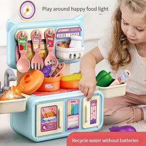 Childrens Household Kitchen Toy Set doet alsof spelen kookspeelgoed gesimuleerd bestek