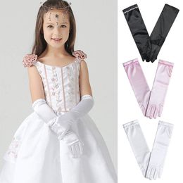 Wanten voor kinderen Dragen rokaccessoires Stagehandschoenen Full Finger Wedding Princess 230601