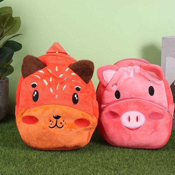 Childrens en peluche Cartoon Animals Garden Sac à dos idéal pour la garderie de la garderie en crèche