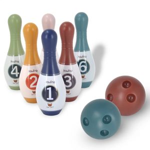 Childrens Sports Toys Fitness Parentchild Interaction Set Boys and Girls Gift Mini Bowling Ball 240325