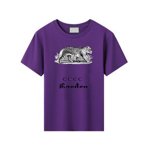 T-shirts pour enfants T-shirts colorés chemises respirantes d'été G lettre t-shirt unique impression dessin animé garçon fille costumes CHD2310185 esskids