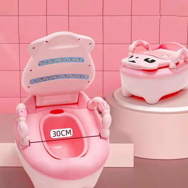 Childrens Toilet Toilet Boy Girl Potty bébé petit dessin animé de toilette Forme d'urine Urin