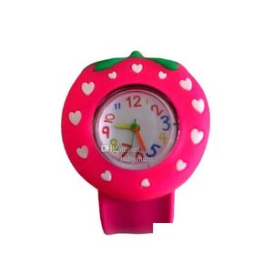 Montres pour enfants Dessin animé enfants Slap Bracelet horloge enfants montre bébé anniversaire jouet cadeaux garçons filles montres à Quartz livraison directe Dhinj