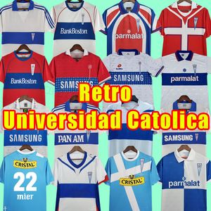 Chili Universidad Catolica Retro Soccer Jersey Home Football Shirt 08 09 1984 1987 1988 1993 1996 1998 2002 2010 2019 2009S F. Gutierrez Mier Mirosevic Meneses