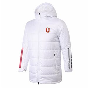 Chili Universidad Men's Down Parkas hiver pré-match manteau à capuche hiver coton manteau pleine fermeture éclair loisirs sport extérieur chaud sweat-shirt