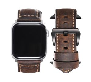 Chimaera Vintage Leather Sport pour Iwatch Watch Strap Series 4 3 2 1 Bracelet Mens pour 42 mm 38mm44mm 40mm Y190523019960864