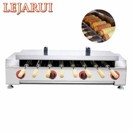 Machine de cuisson de gâteaux avec cheminée, rouleaux en acier inoxydable, four Kurtos Kalacs électrique 60000W, fabricant de cônes de pain et de crème glacée