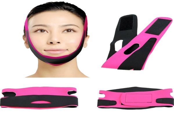 Mascarilla antiarrugas para levantamiento de barbilla y mejillas, banda en V, cinturón de línea Facial para mujer, herramienta de belleza Facial adelgazante 3853469