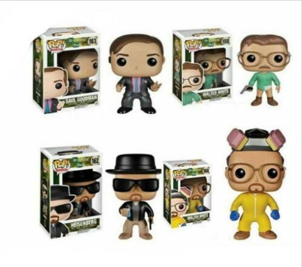 Chine !Breaking Bad Heisenberg Vinyl Action Figure Collection Modèle avec jouet pour bébé pour enfants Doll3746933