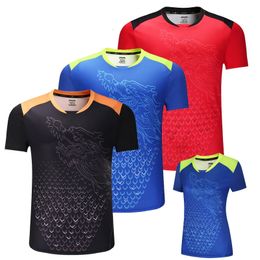 China Dragon Table Tennis Shirts Men Ping Pong Shirts Chinese Pingpong Jerseys voetbalkleding Sport Shirts 240402