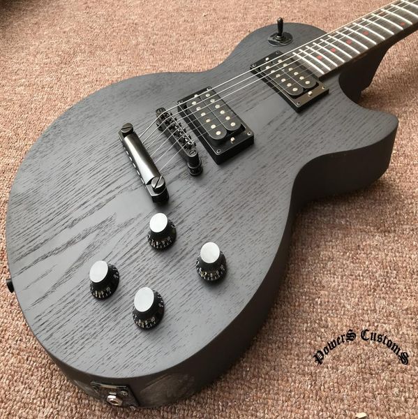Chine guitare électrique OEM boutique L P guitare électrique Standard couleur noir mat Les VOS 6 cordes électrique Paul Guitar2845163