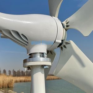 China Factory 2000W 12V 24V 48V 48V New Horizontal Axis Wind Turbine Windingator avec contrôleur MPPT pour usage domestique