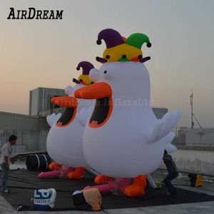 China Factory Sale Hoge kwaliteit opblaasbare kip kalkoen kip openlucht decoratieve cartoonballon voor advertenties
