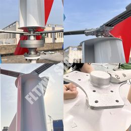 Générateur d'énergie éolienne verticale de l'usine de Chine Low Bruit Horizontal Turbine 800W 1000W 12V 24V Générateur d'énergie alternative