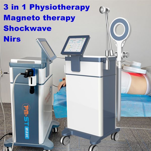 China PMST WAVE Physio Magneto máquina de terapia de ondas de choque pulsadas para sistema de regeneración y rehabilitación de articulaciones de huesos musculares