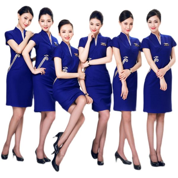 China Shenzhen Airlines Flugbegleiteruniform Berufskleidung Luftfahrt Hochgeschwindigkeitsbahn Schulkleidung Hotelverkaufskleidung