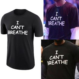 China maat ik kan niet ademen Heren Tees Polo's T-shirts katoen zomer tops brief slogan bedrukte zwarte t-shirts 4XL maat