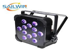 Chine lumière de scène 1218W 6in1 RGBAW UV Mini LED sans fil plat Par lumière avec télécommande pour événement Party9621174